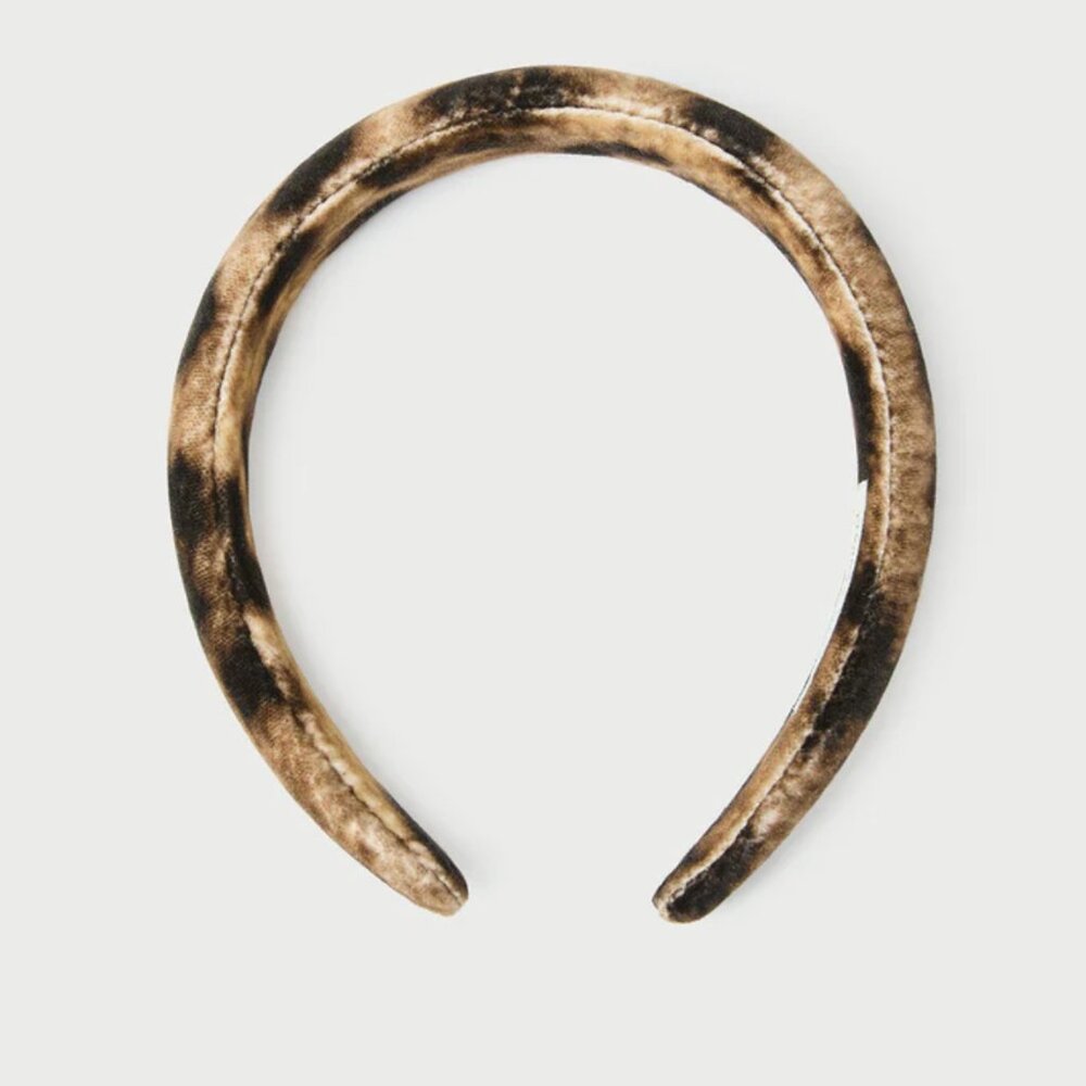 NWT Loeffler Randall Marina Leopard Headband